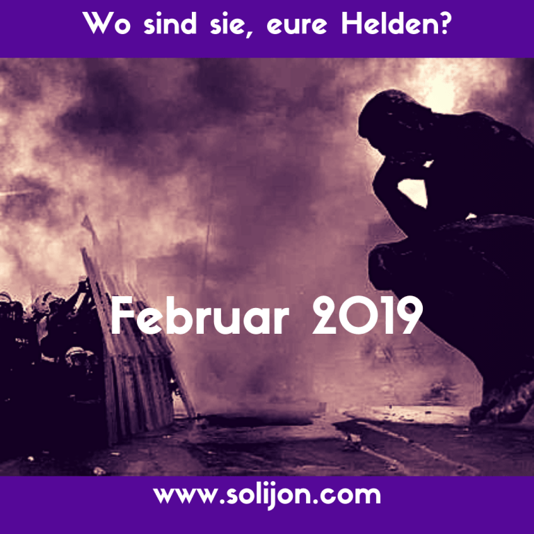 Wo sind sie, eure Helden_